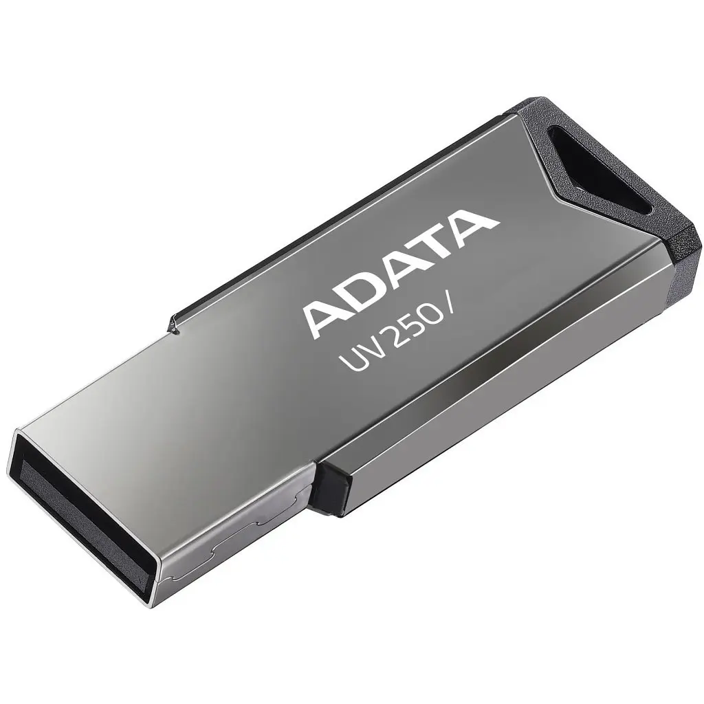 USB-флешнакопичувач ADATA 16GB AUV 250 сріблястий USB 2.0 (AUV250-16G-RBK) - фото 4