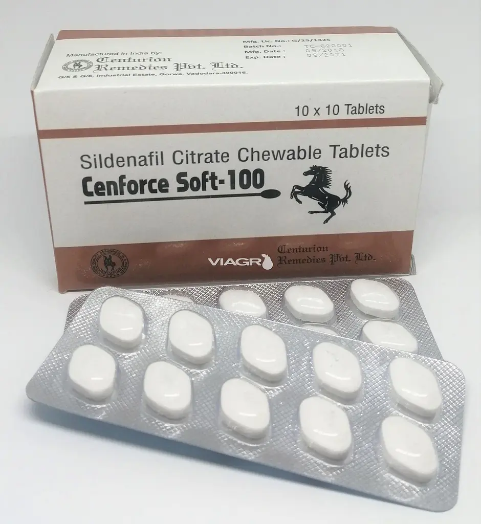 Препарат підвищення потенції Cenforce Soft жувальні Афродита Cenforce Soft 1 табл. 92422 - фото 2