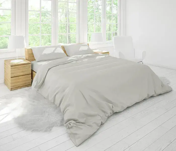 Простирадло на резинці Good-Dream Бязь Premium Light Grey 200х220 см сіре (GDCLGSHEETF200220) - фото 4