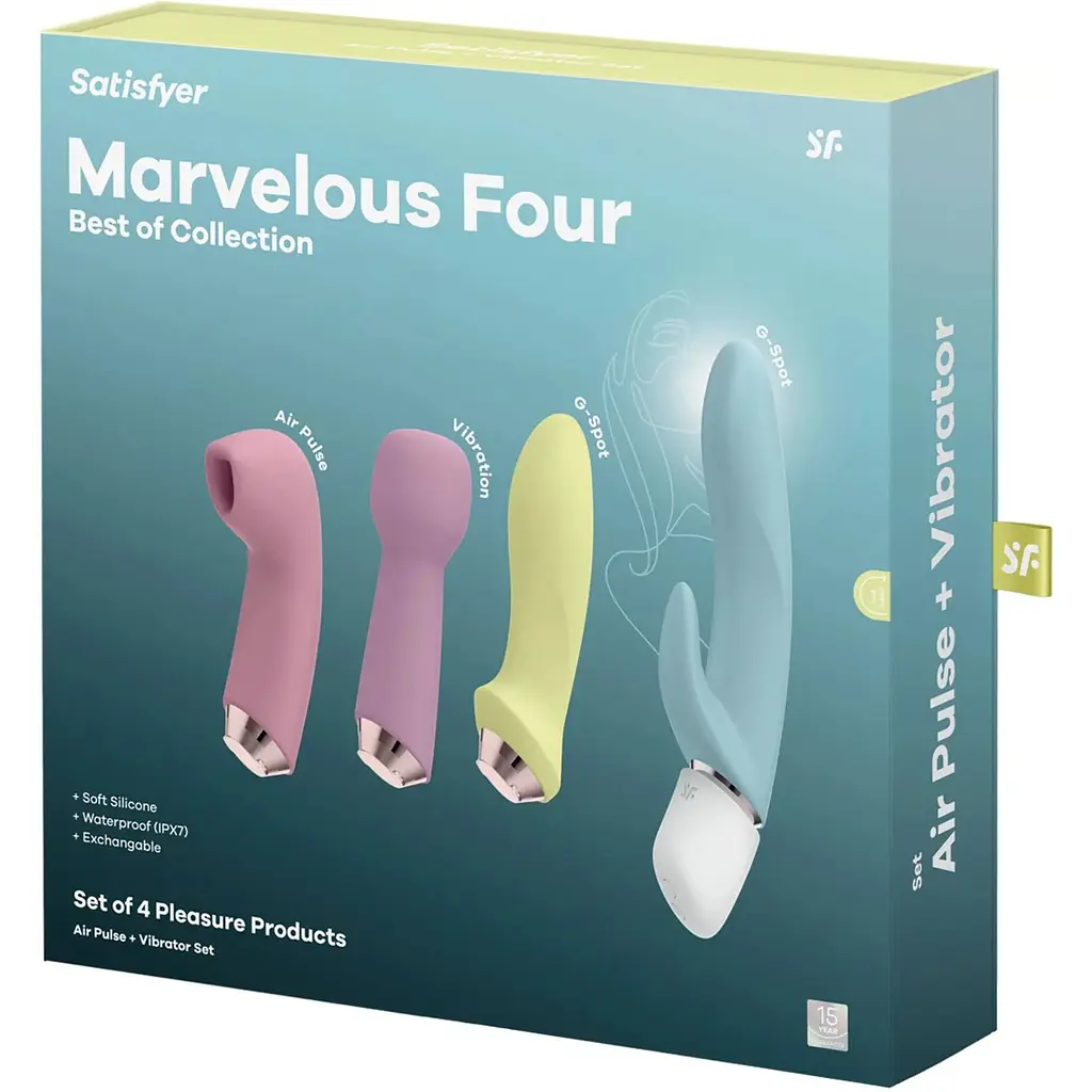 Подарочный набор секс-игрушек Satisfyer Marvelous Four - фото 7