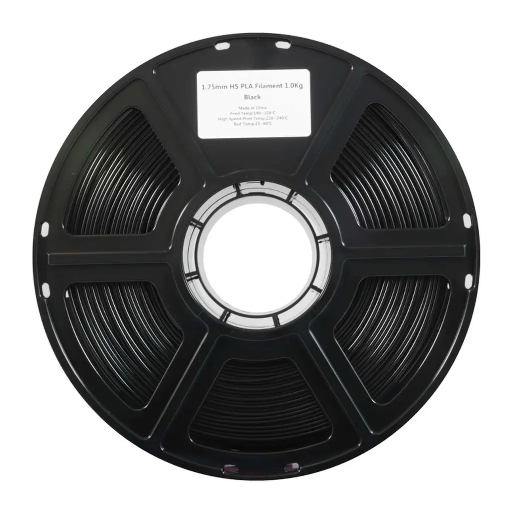 Пластик для 3D-принтера Flashforge PLA High speed 1,75mm 1kg BLACK (90009597001) - фото 2