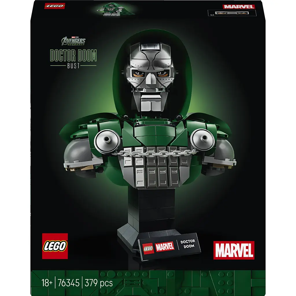 Конструктор LEGO Super Heroes Marvel Бюст Доктора Дума 379 ел. (76345) - фото 3