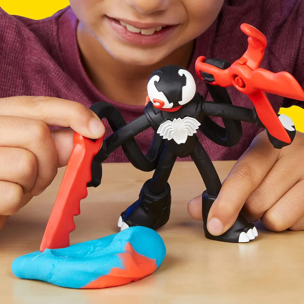 Набор для творчества Hasbro Play-Doh Marvel с массой для лепки Человек-паук (F9827) - фото 16