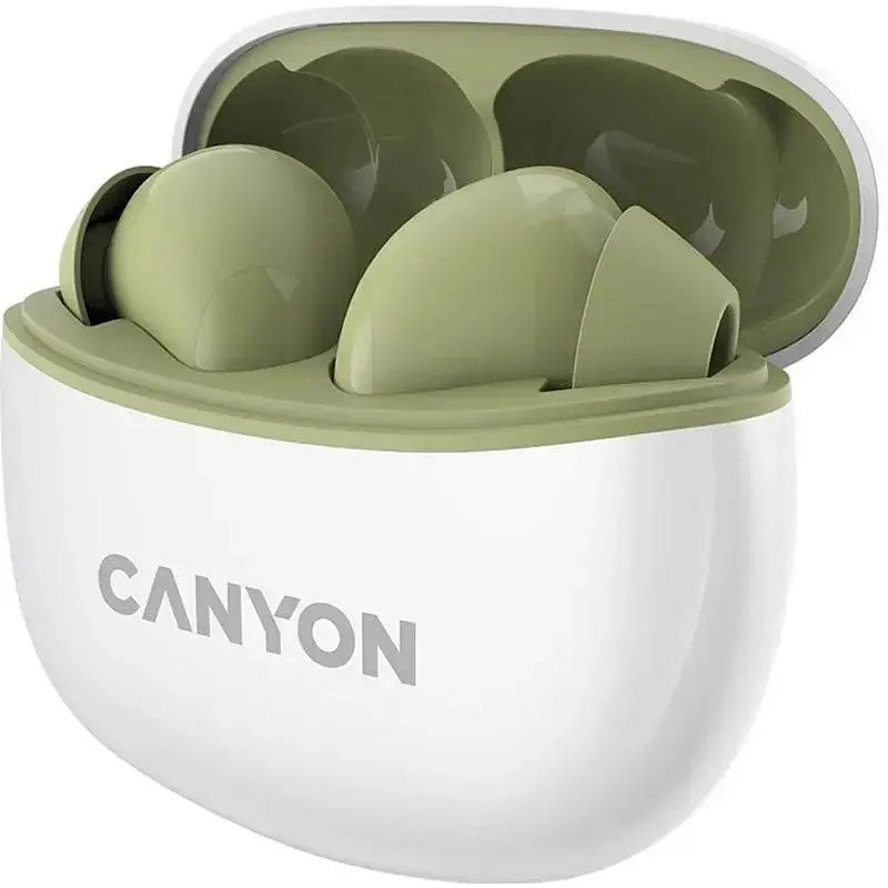 Навушники Canyon TWS-5 Green CNS-TWS5GR - фото 2