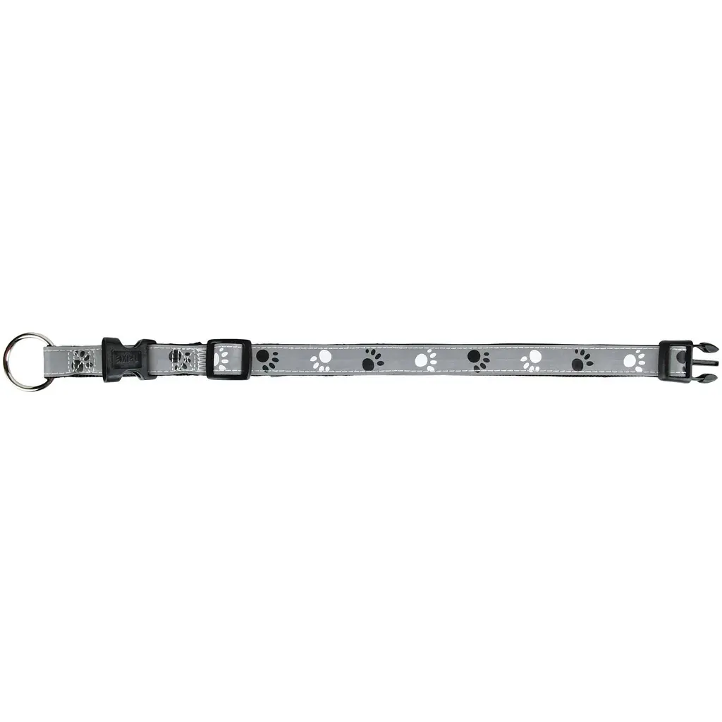 Нашийник для собак Trixie Silver Reflect, світловідбивний, M-L, 35-55х2 см, сірий - фото 2