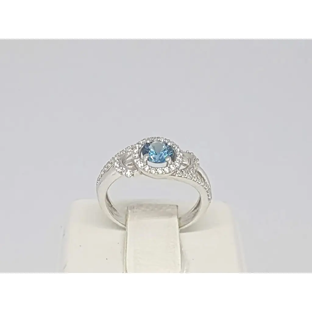 Серебряное кольцо Агни Сьюпремо с кварцем и фианитами. 1525/1Р-QLB 16 - фото 4