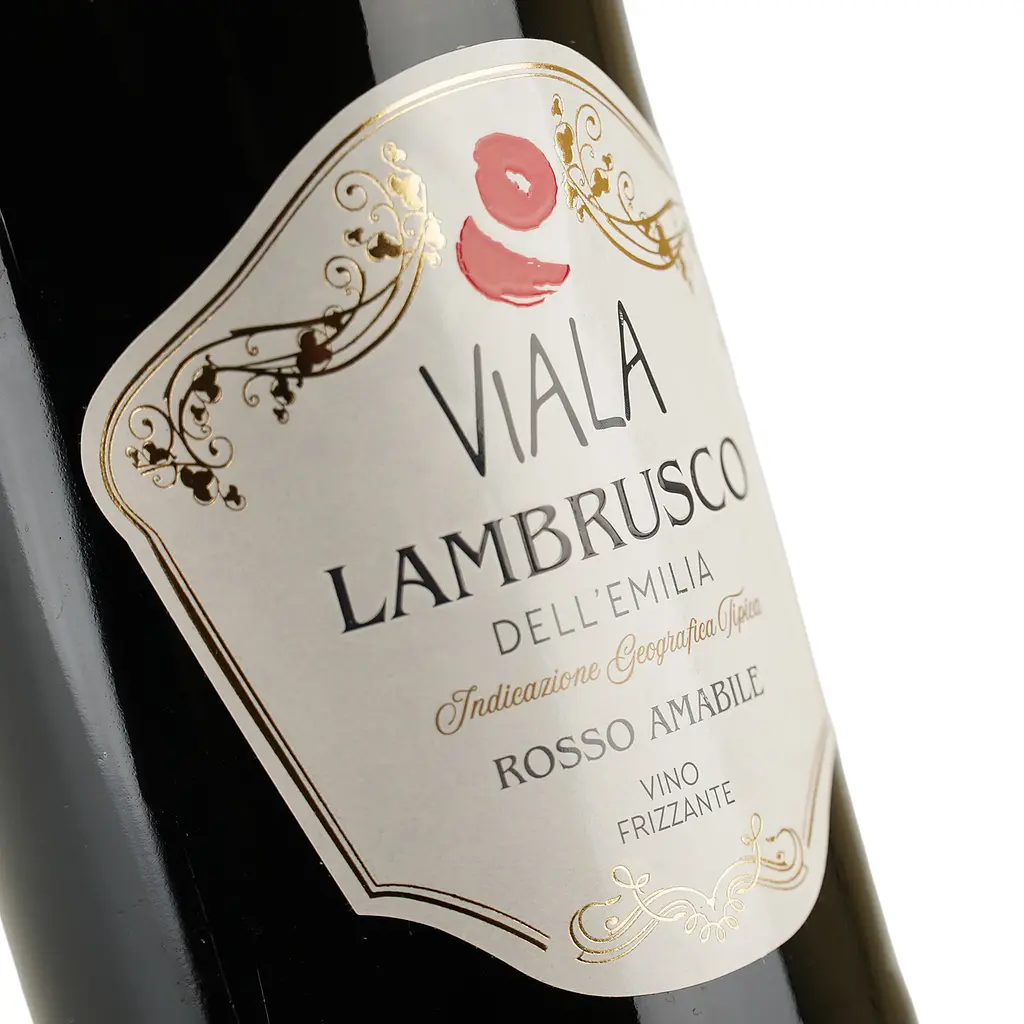 Вино ігристе Viala Lambrusco dell Emilia IGP червоне напівсолодке 0.75 л - фото 5