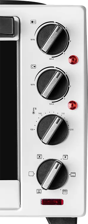 Електродуховка з конфорками ECG ET 32303 White 30 л - фото 8