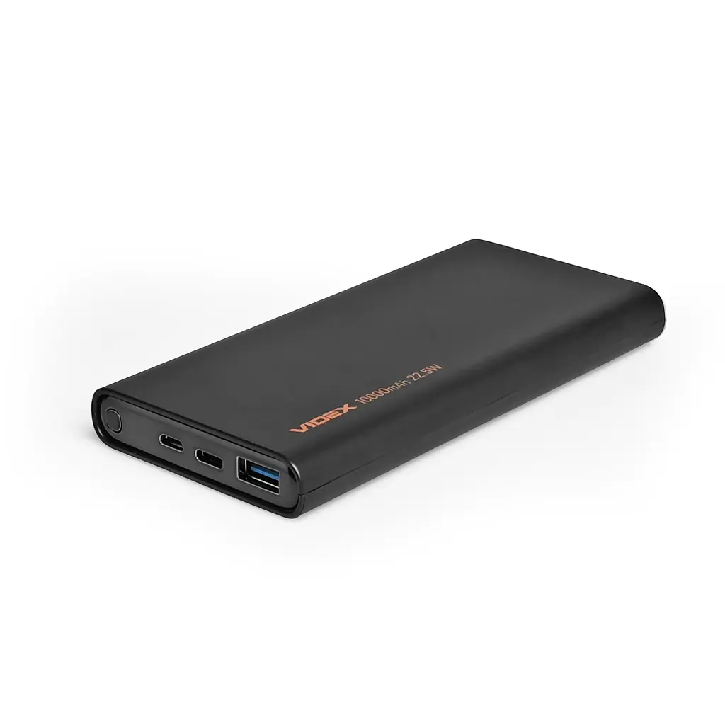 Павербанк 10000mAh VIDEX VPB-310 22.5W Black VIDEX (28292-000) - фото 5
