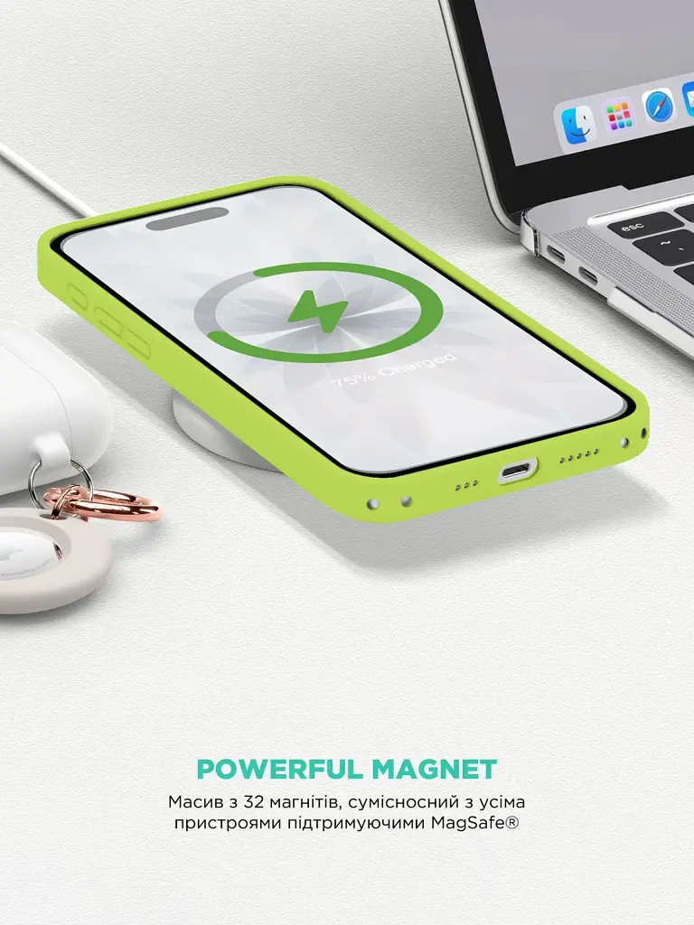 Чохол ArmorStandart ICON2 MagCase для Apple iPhone 17 Neon Yellow - фото 8