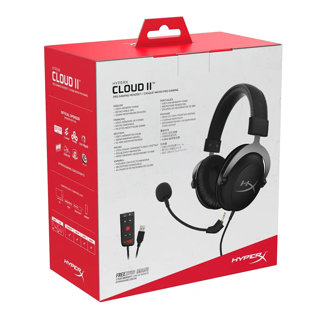Навушники HyperX Cloud II Gun Metal (KHX-HSCP-GM / 4P5L9AA) - фото 6