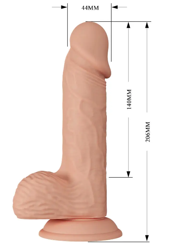 Вібратор Baile Beautiful Encounter Vibrator Flesh, 14 см - фото 8