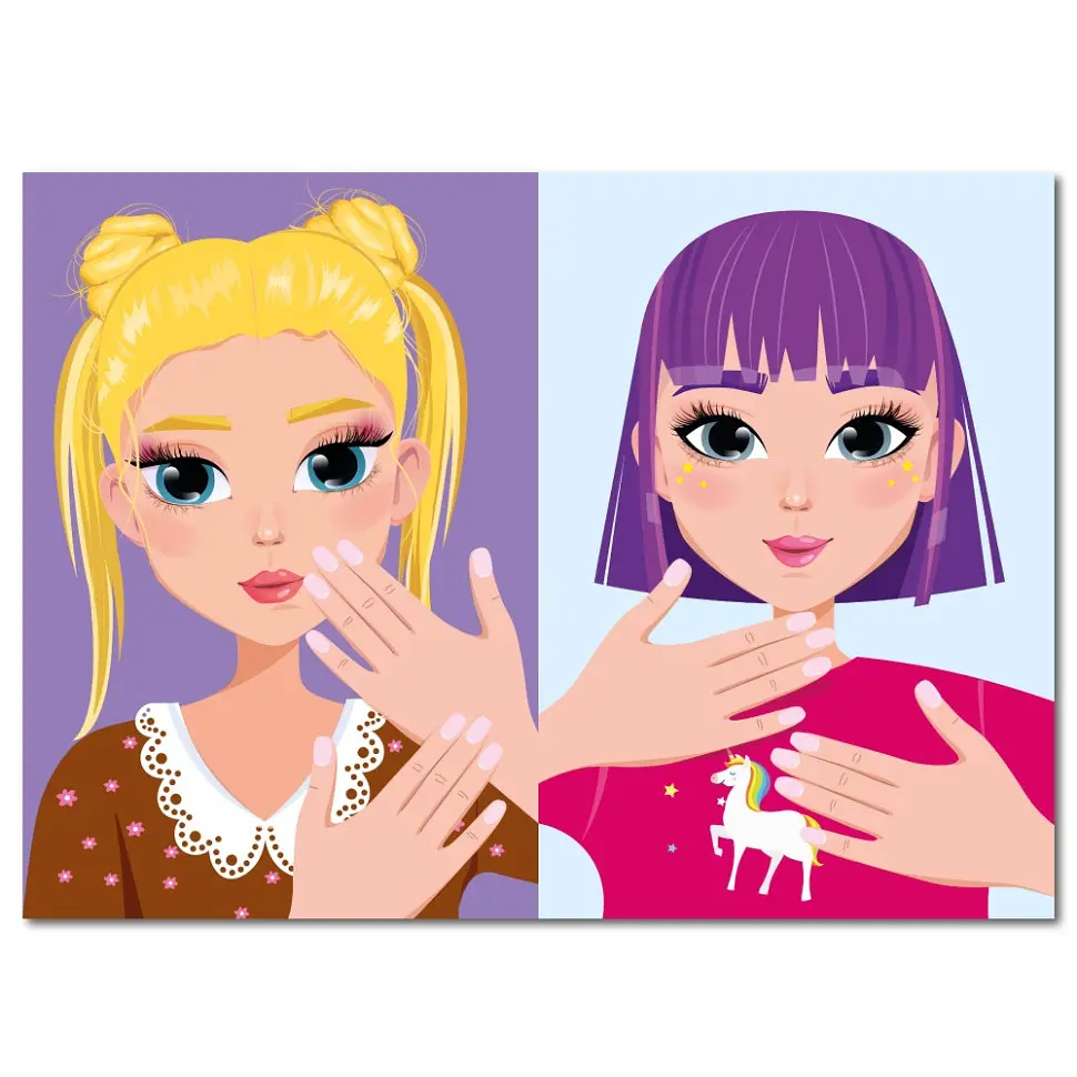 Дитяча книжка з наліпками студія краси "Nail art accesories" РМ-76-04 - фото 3