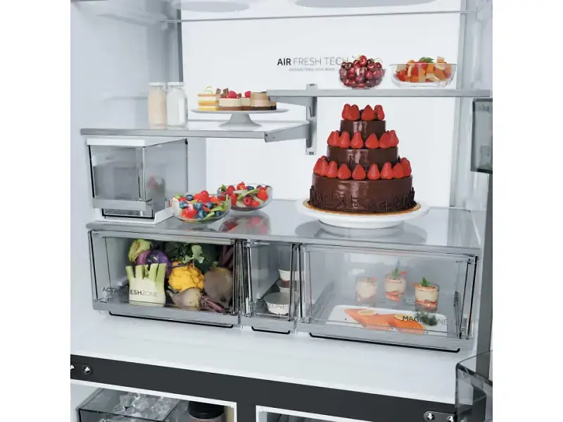 Холодильник з морозильною камерою Haier HCR79F18CHMB - фото 12