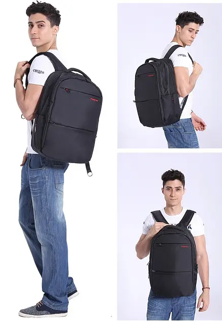 Рюкзак міський Tigernu T-B3032 XL 33л для ноутбука 19" Black (17046) - фото 7