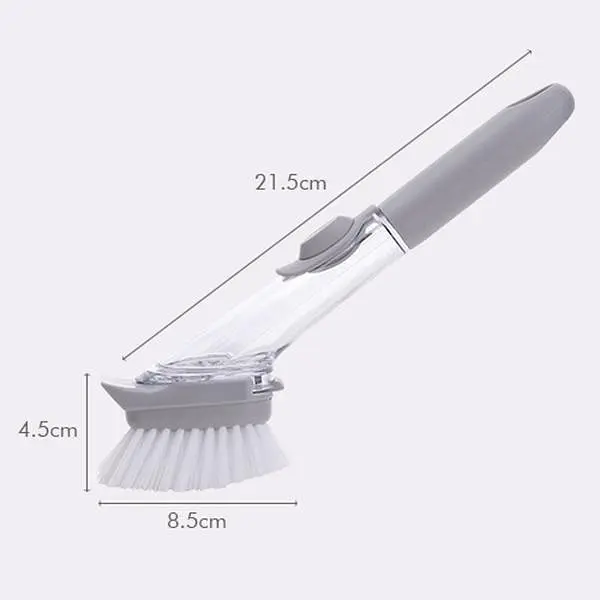 Багатофункціональна щітка Decontamination Wok Brush для миття та чищення з дозатором - фото 3