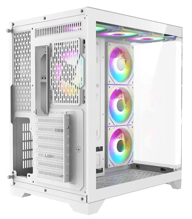Корпус GameMax HYPE-A Tempered Glass White (HYPE-A White) Без БП - фото 4