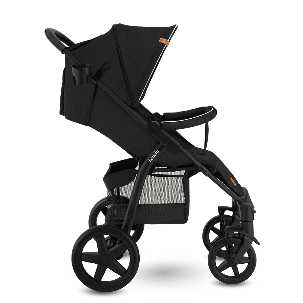 Прогулянкова коляска Lionelo Annet Plus Black Carbon - фото 3