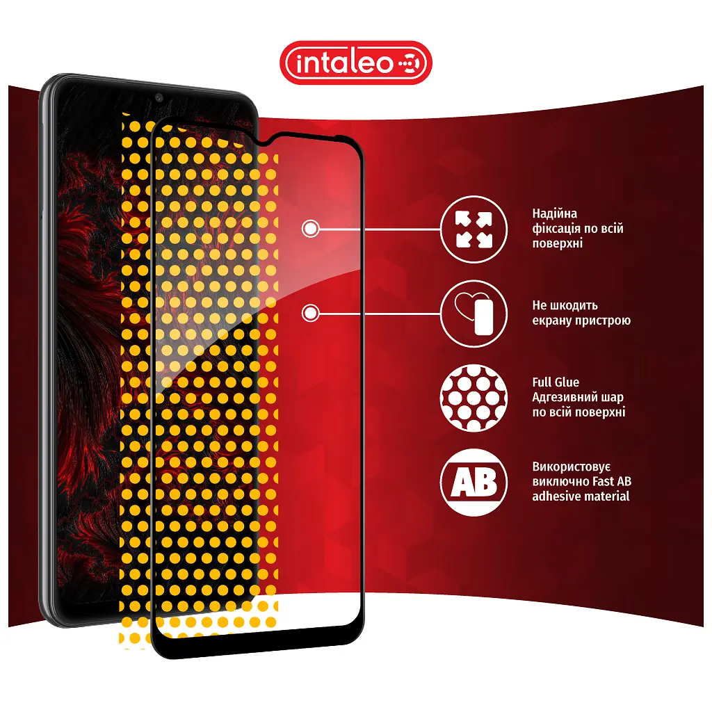 Скло захисне Intaleo Full Glue Samsung A32 5G Black (1283126541742) - фото 7