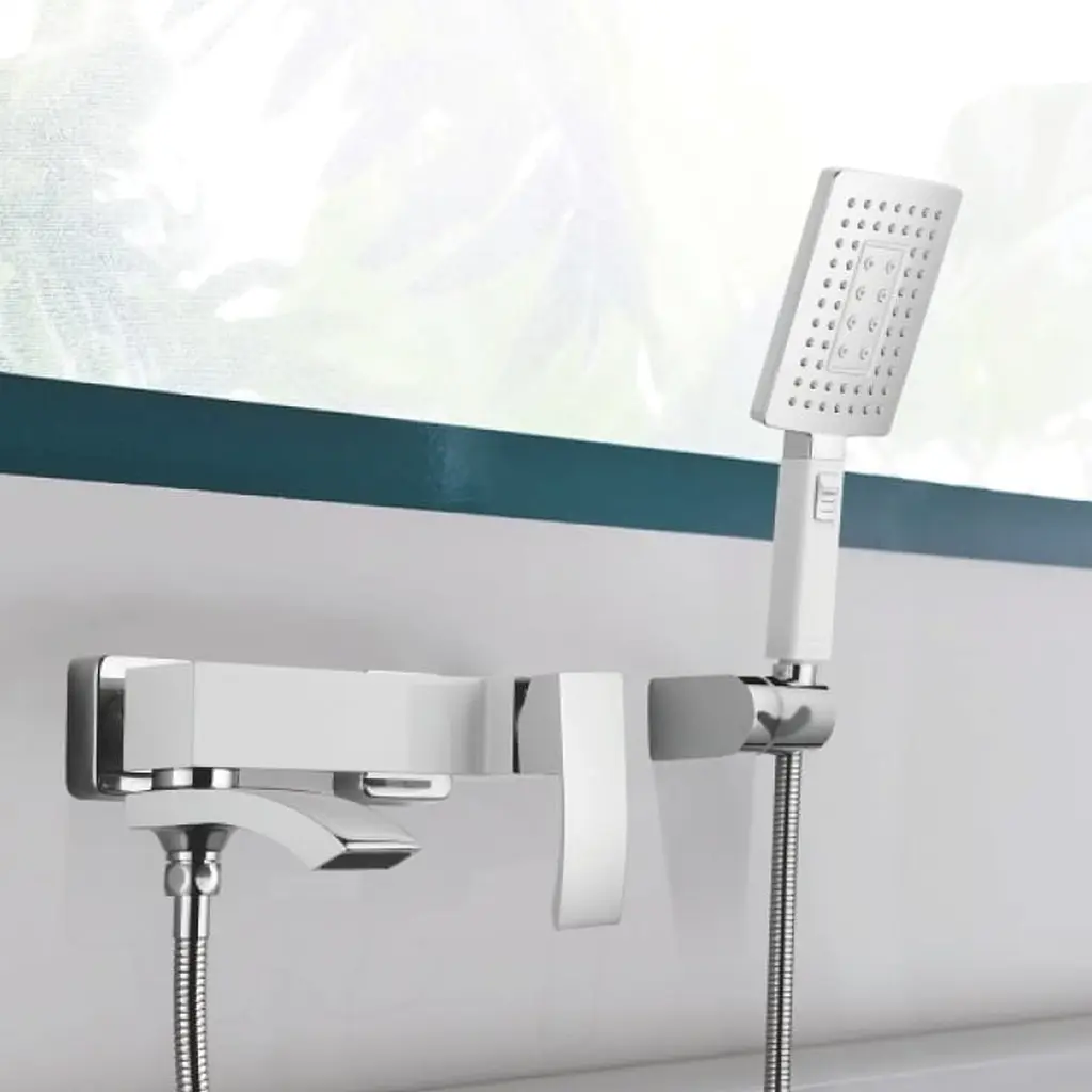 Змішувач для ванни Qtap Swan Cascada з поворотним виливом (з душовим гарнітуром) QTSWA260CRM45565 Chrome - фото 8