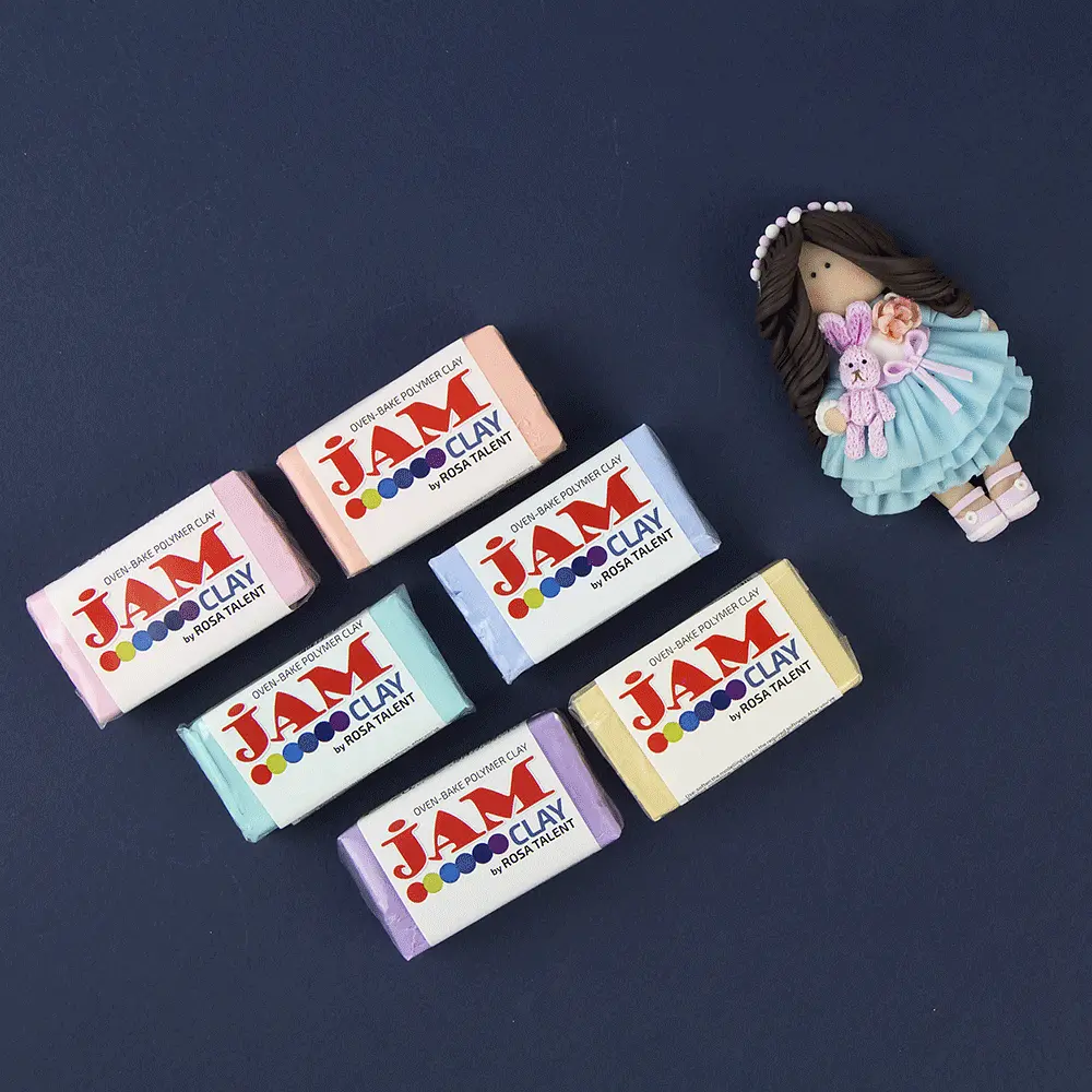 Пластика Jam Clay Зефір (Білий) 20 г ROSA Talent (4823098511625) - фото 6