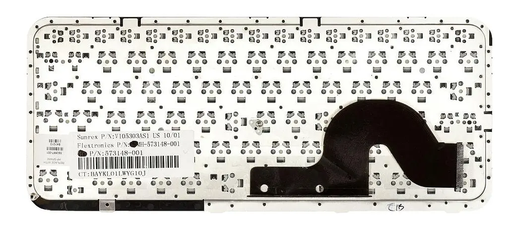 Клавіатура для ноутбука HP Pavilion (DM3-1000) Black, (Gray Frame) - фото 2