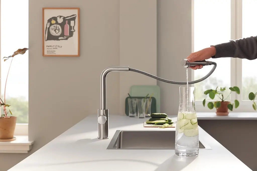 Смеситель для кухни с подключением питьевой воды Grohe Blue Pure Minta 30590DC0 Нержавеющая сталь - фото 4