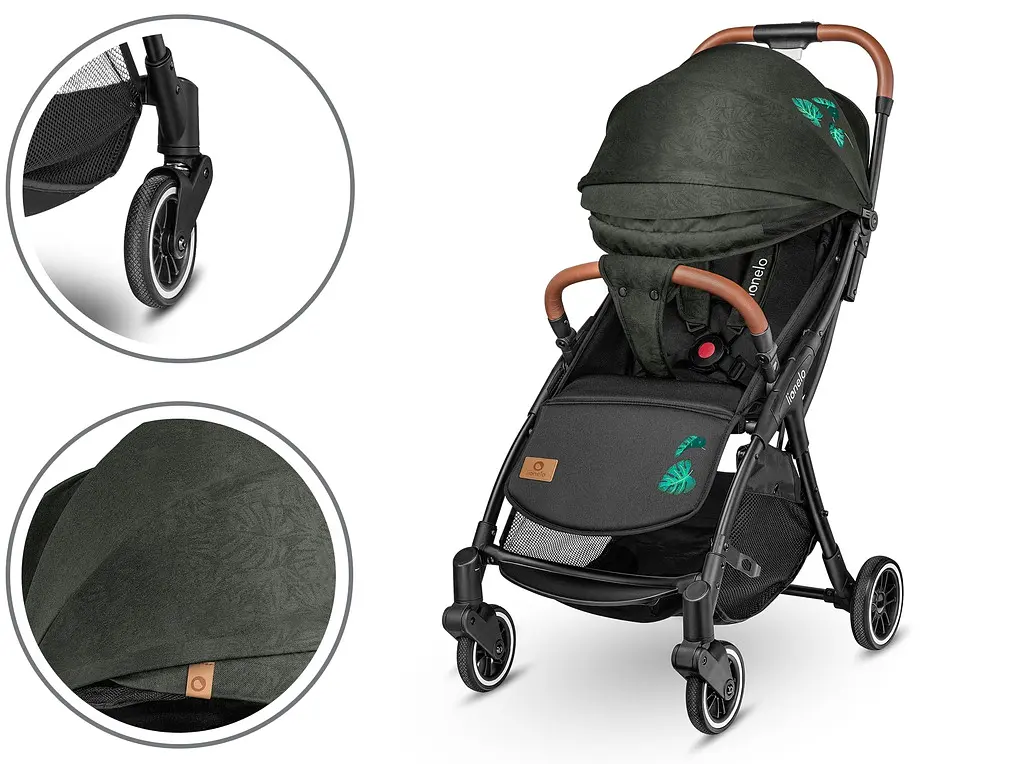 Прогулочная коляска Lionelo Julie Tropical Green - фото 6