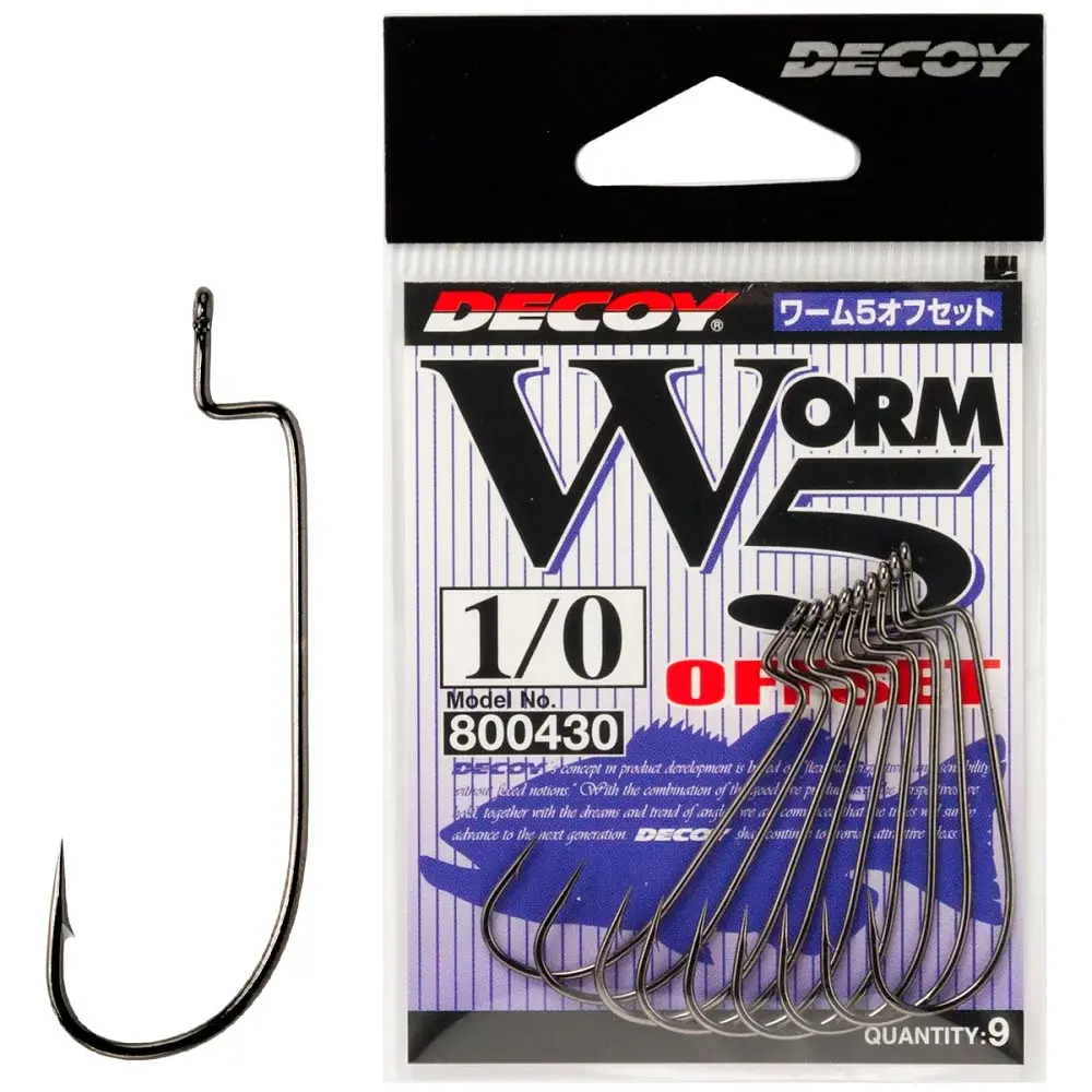 Гачок Decoy Worm5 Offset 4 (9 шт/уп)
