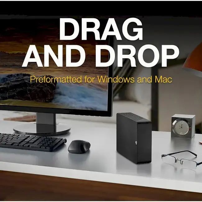 Зовнішній жорсткий диск 3.5" USB 4.0TB Seagate Expansion Desktop Black (STKP4000400) - фото 7