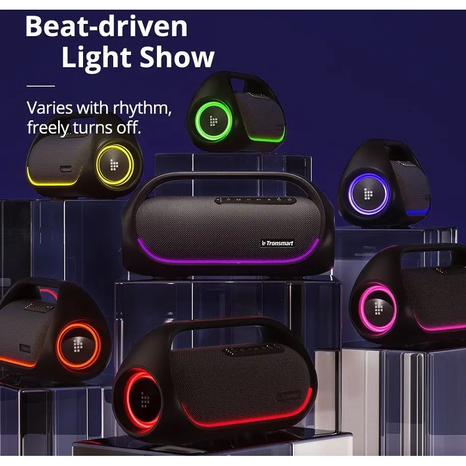 Портативна колонка Tronsmart Bang 60W TWS Bluetooth Black - фото 3
