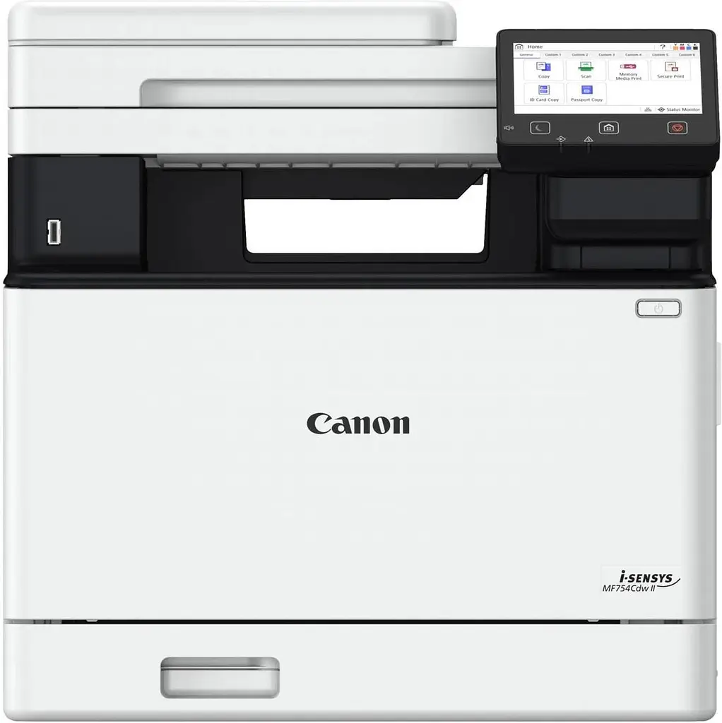 МФУ лазерне кольорове A4 Canon MF754Cdw II, Grey, WiFi, 1200x1200 dpi, дуплекс, факс, до 33 стор/хв, ADF на 50 аркушів, сенсорний