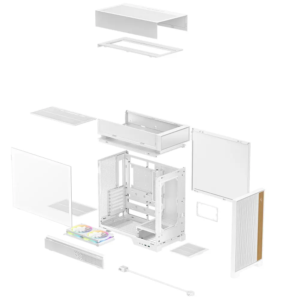 Корпус DeepCool CL660 White (R-CL660-WHNNA0-G-1) - фото 5
