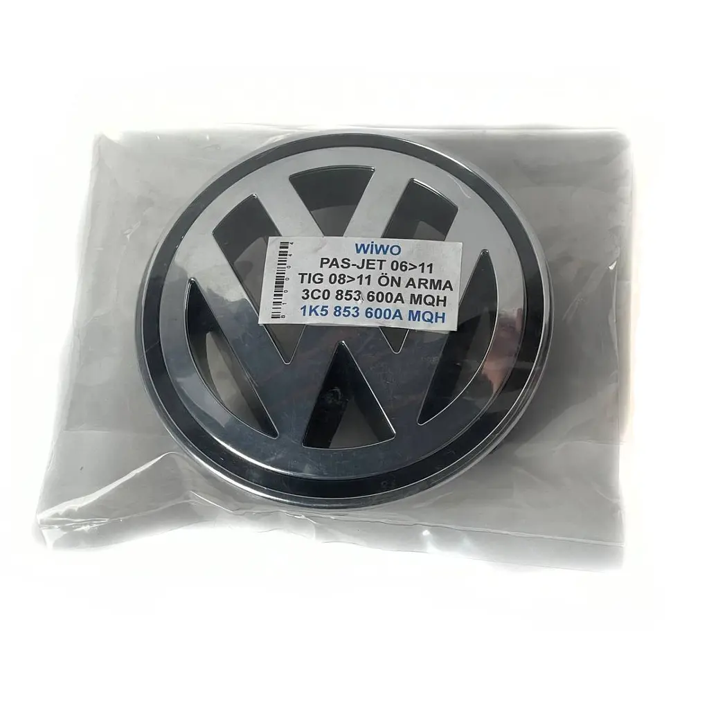 Емблема для Volkswagen 150 мм / Passat B6 / Jetta 06-11 / Tiguan 08-11 Перед (1K5 853 600A MQH) - фото 4