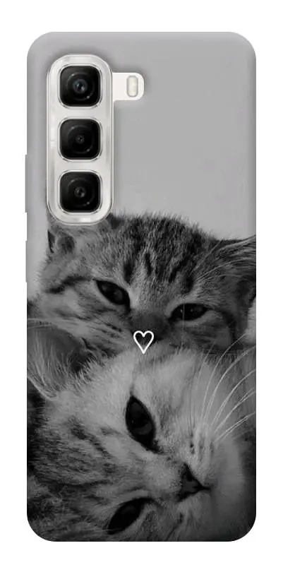 Чохол Demsky Grey cats для Infinix Hot 50 4G