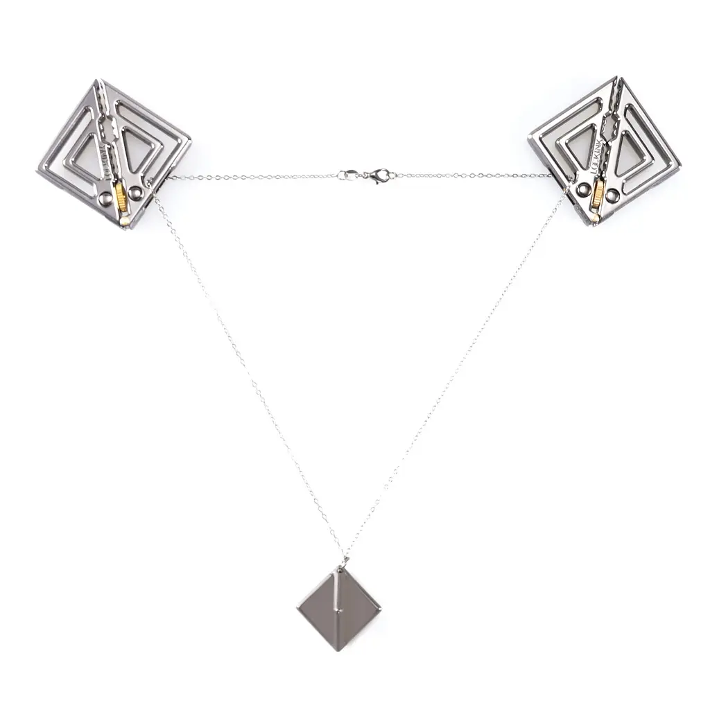 Затискачі для сосків з підвіскою LOCKINK Adjustable Nipple Clamps with Light Pendant