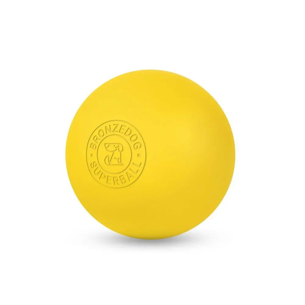 Іграшка для собак BronzeDog Superball 5 см жовтий - фото 4