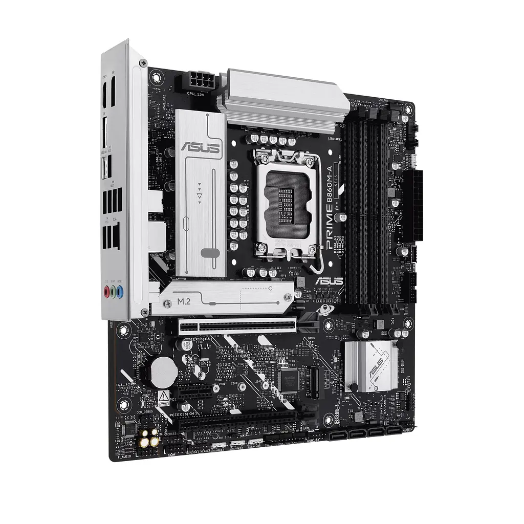 ASUS Материнська плата PRIME B860M-A-CSM s1851 B860 4xDDR5 M.2 DP HDMI mATX - фото 3