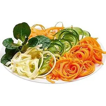 Овощерезка электрическая Bomann ME 470 CB 80 Вт нержавеющая сталь 3 насадки и отсек для хранения - фото 5