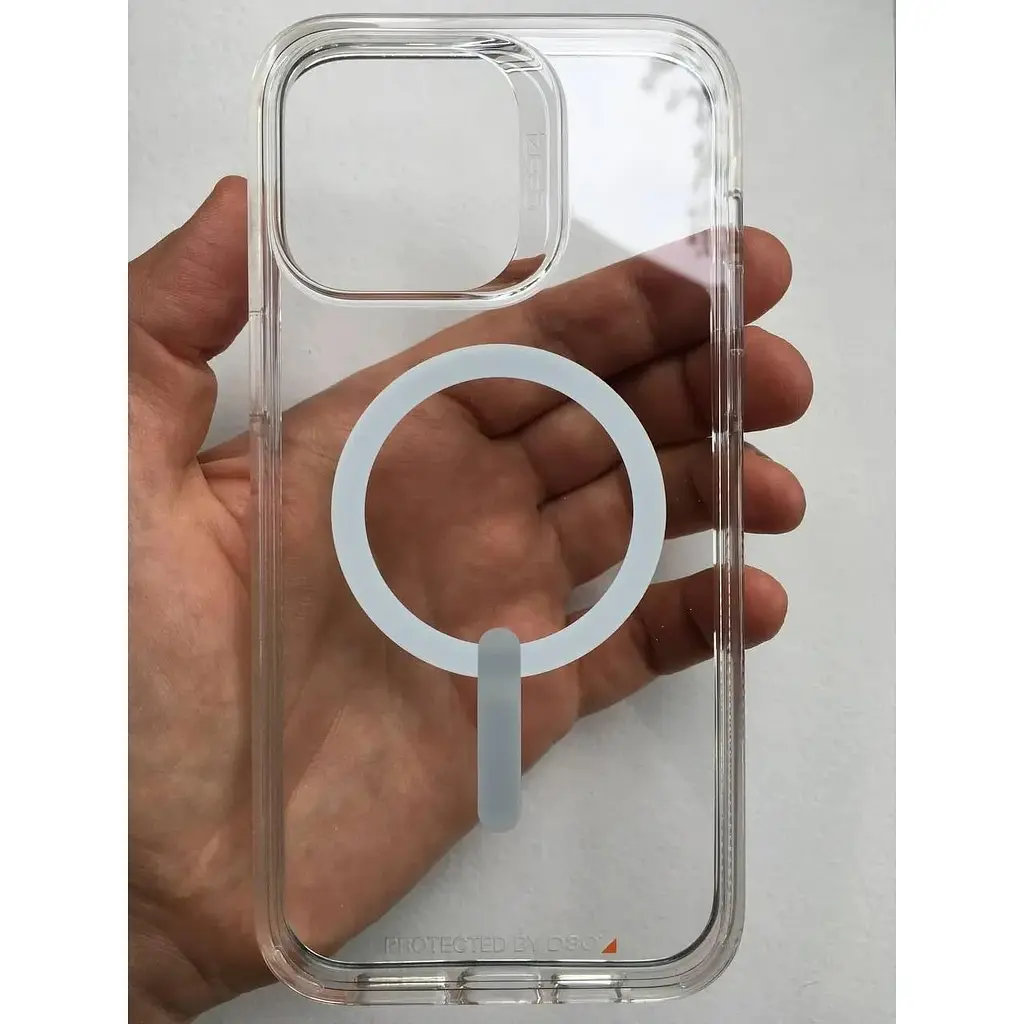Оригинальный противоударный чехол Gear4 Crystal Palace MagSafe для iPhone 14 Pro Max (6.7") Прозрачный - фото 8