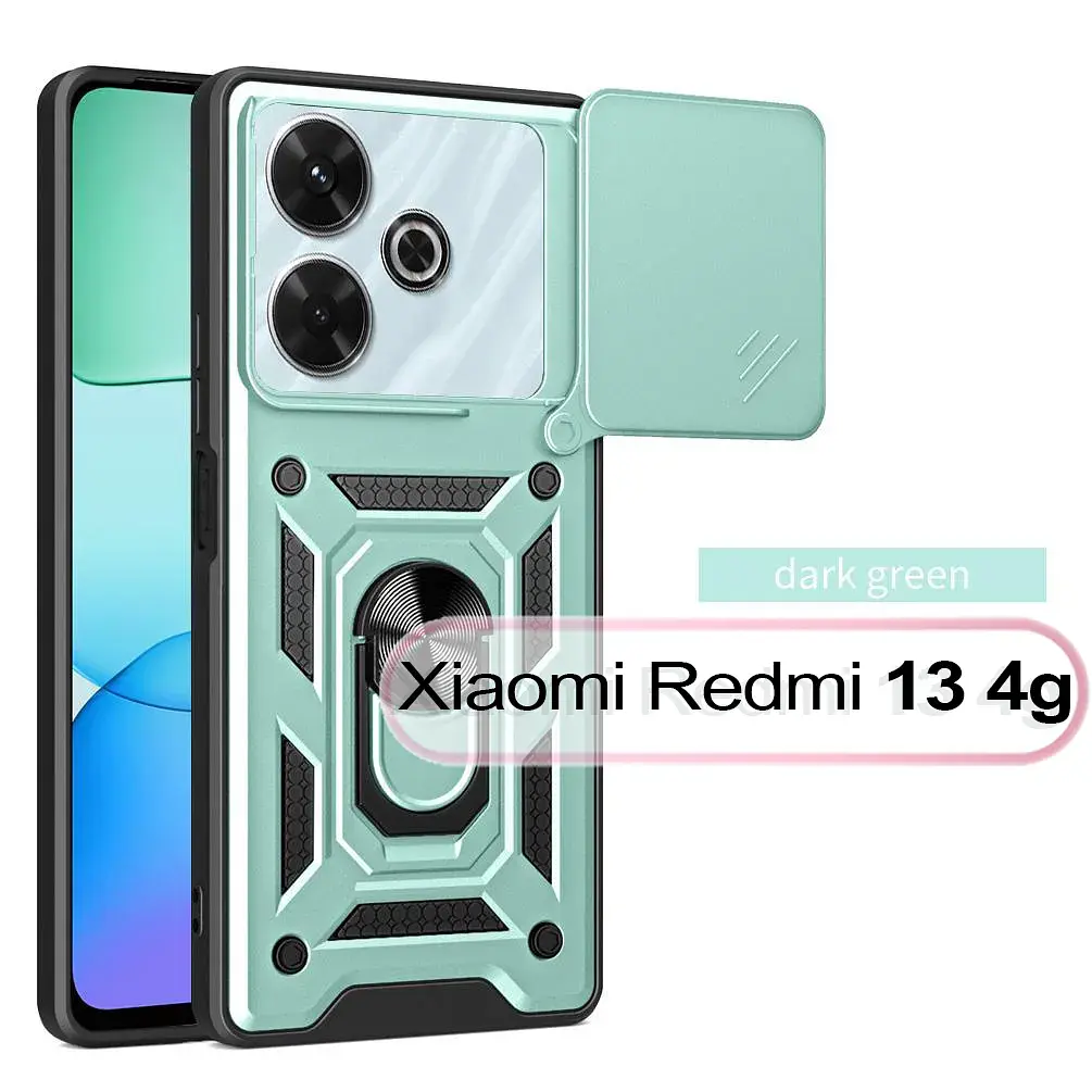 Чохол до мобільного телефона BeCover Military Xiaomi Redmi 13 Dark Green (711553) - фото 6