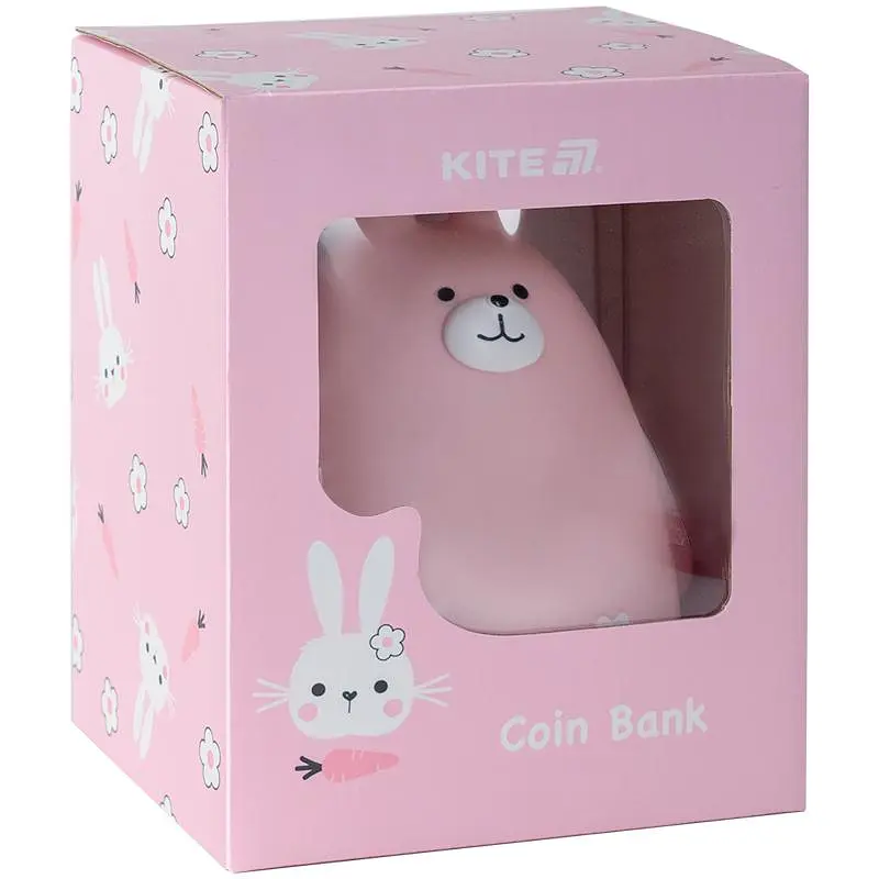 Копилка Kite Pink Bunny розовая - фото 3