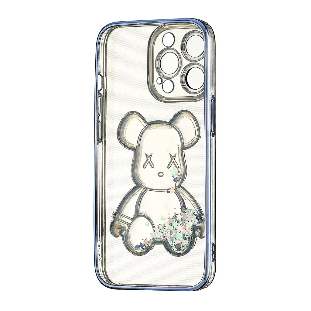 Чохол Shining Bear Case Protected Camera iPhone 13 Pro Blue - фото 3