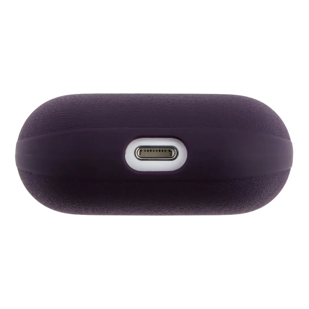 Футляр із нейлоновим шнурком Spigen Leather Armor Airpods 3 Purple (35260_3345597) - фото 4