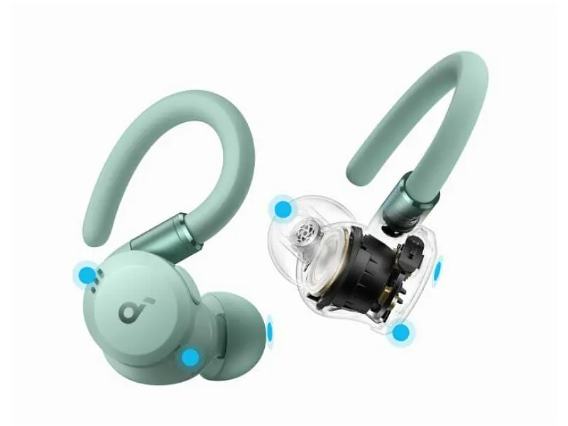 Навушники TWS ANKER SoundCore Sport X20 Green (A3968G61) - фото 6