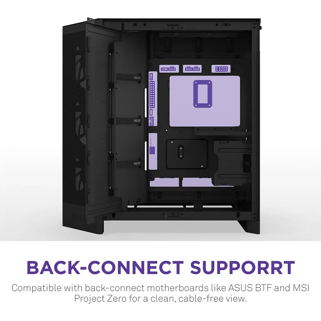 Корпус NZXT H9 Flow Black без БЖ (CM-H92FB-01) - фото 5