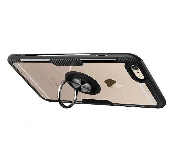 Чехол Primolux Ring Magnetic Stand для Apple iPhohe 6 / iPhone 6s Black - фото 3