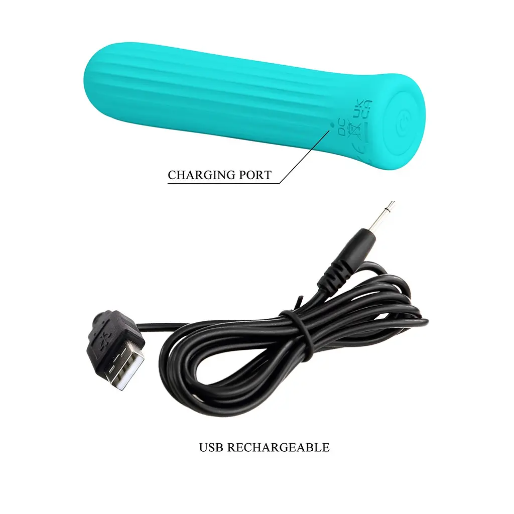 Вібратор Pretty Love Blanche 10 см м'ятний - фото 6