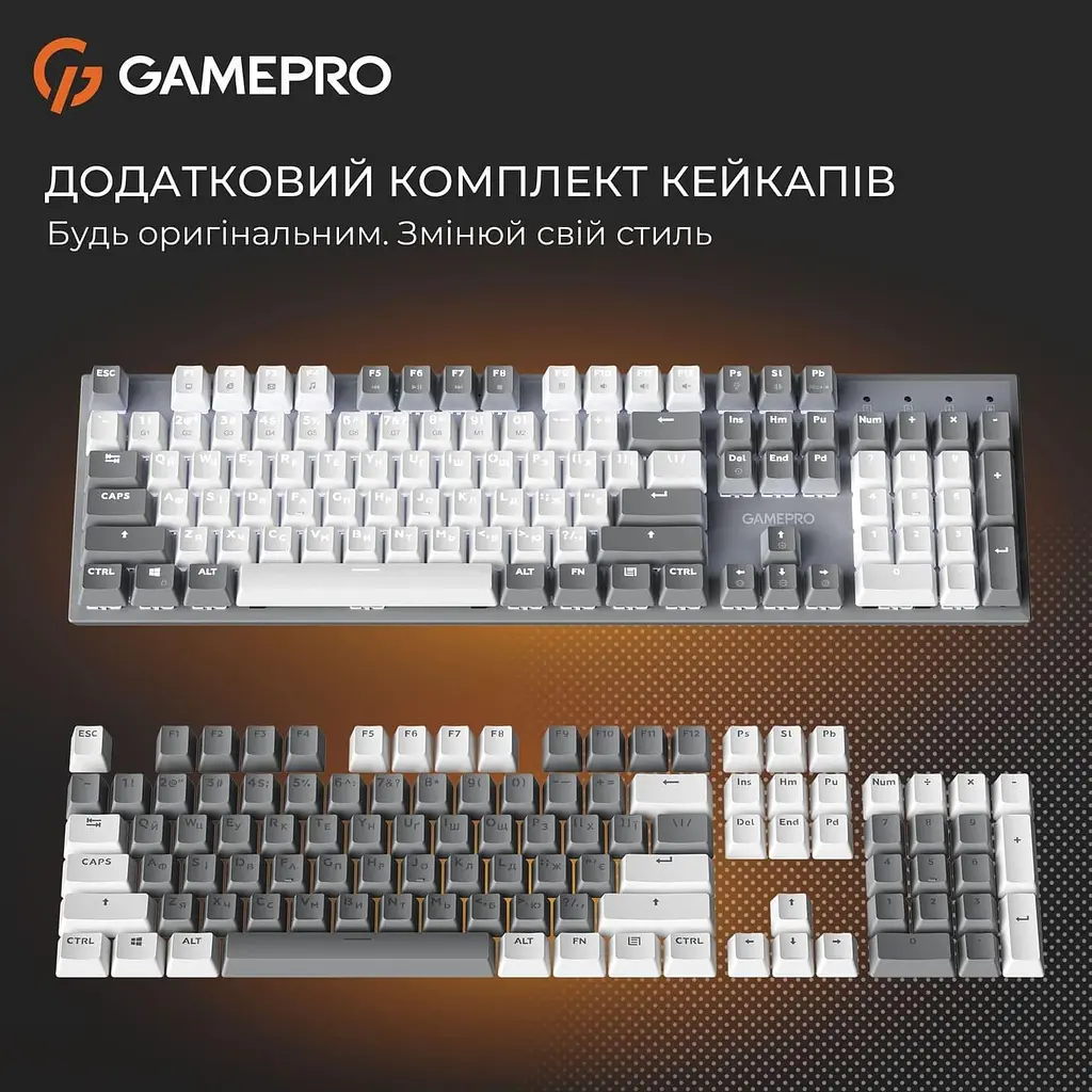 Клавиатура GamePro Genesis Metallic 100% Red switches (MK144G) - фото 12