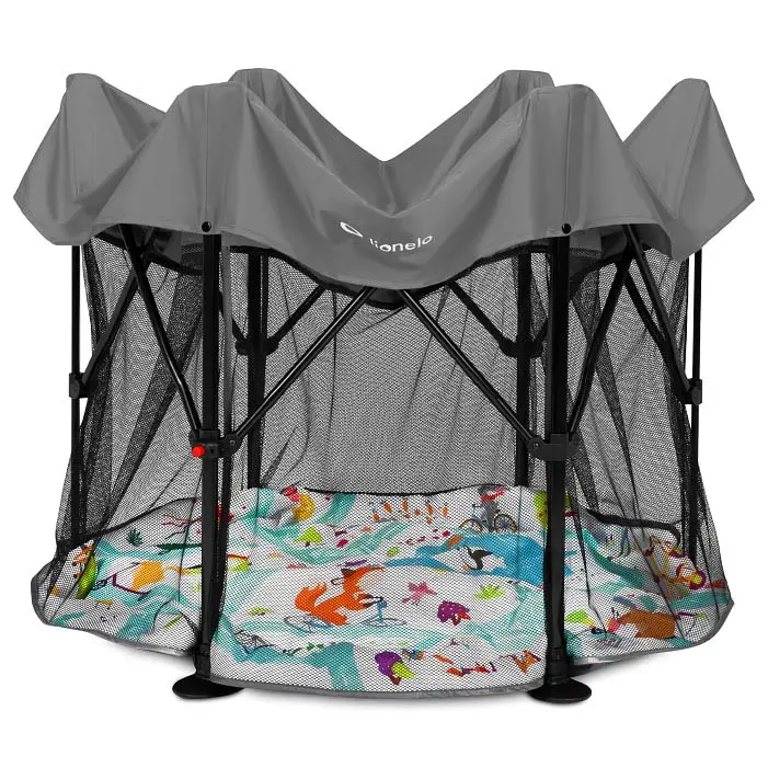 Манеж Lionelo Roel Plus Grey Multicolor (LO-ROEL PLUS GREY MULTICOLOR) - фото 4